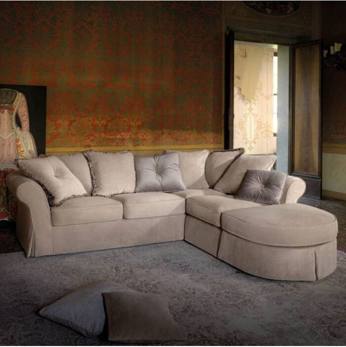 Samoa Divani ARREDinITALY: Divano Elite Angolare, Avvolgente Divano Con Penisola Made In Italy Samoa Divani ARREDinITALY: Divano Elite Angolare, Avvolgente Divano Con Penisola Made In Italy