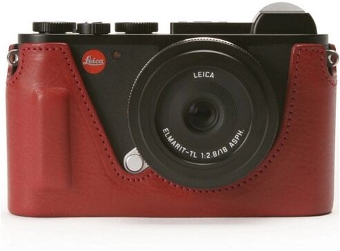 Artisan & Artist Porta Fotocamera Leica in Pelle Rossa Artisan & Artist