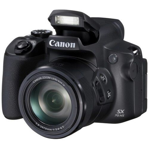 Canon Fotocamera Bridge Canon PowerShot SX70 Black - Prodotto in Italiano