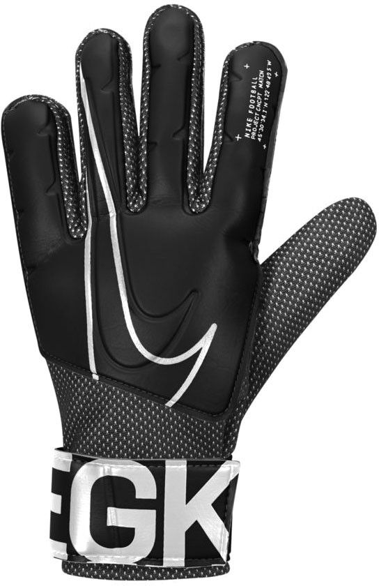 Nike Guanti Calcio Match-FA19 Nero Bianco Uomo 7