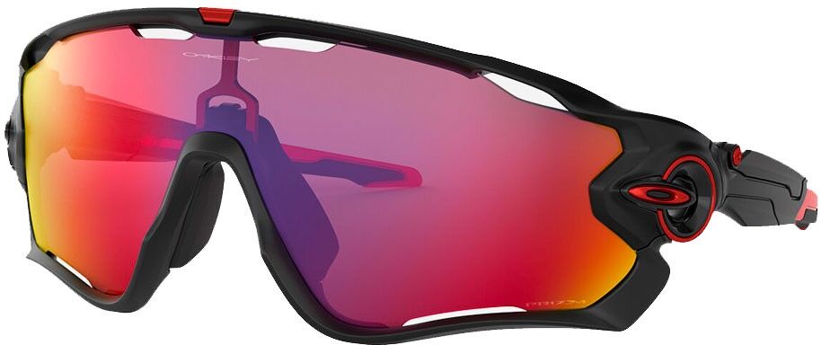 Oakley Occhiali Jawbreaker Nero Opaco Con Lenti Prizm Road Uomo TU