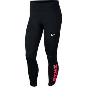 Nike Leggings Running 7/8 Fast Icnclsh Nero Bianco Donna L