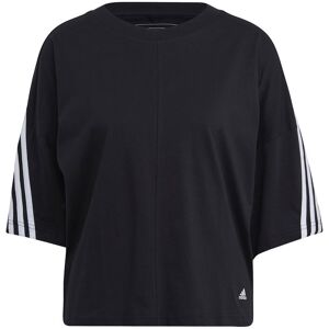 ADIDAS maglietta palestra 3 stripes nero donna S