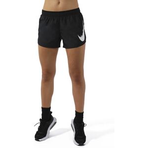 Nike Short Running Swoosh Nero Bianco Donna L