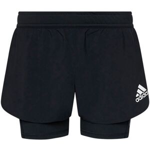 ADIDAS short running 2in1 primeblue nero donna XS