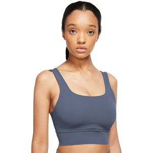 Nike Reggiseno Sportivo Alate Supporto Medio Blu Donna XS Nike Reggiseno Sportivo Alate Supporto Medio Blu Donna XS
