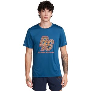 Nike Maglia Running Energy Brs Court Blue Safety Arancio Uomo S Nike Maglia Running Energy Brs Court Blue Safety Arancio Uomo S