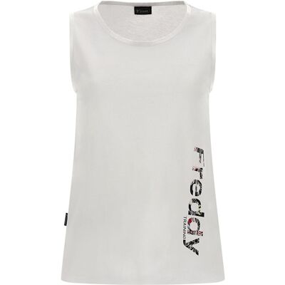 Freddy Canotta Palestra Logo Bianco Donna XS Freddy Canotta Palestra Logo Bianco Donna XS