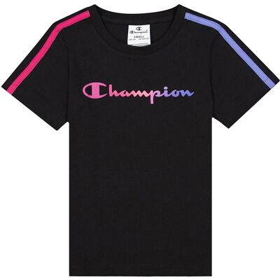 Champion Maglietta Palestra Nero Bambina S Champion Maglietta Palestra Nero Bambina S