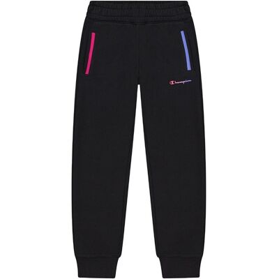 Champion Pantaloni Con Polsino Nero Bambina XS Champion Pantaloni Con Polsino Nero Bambina XS