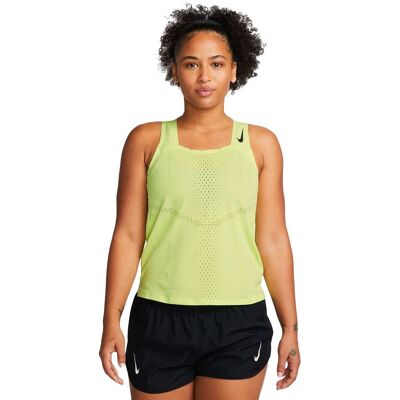 Nike Canotta Running Aeroswift Lt Lemon Twist Nero Donna M Nike Canotta Running Aeroswift Lt Lemon Twist Nero Donna M