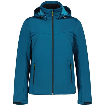 Icepeak Softshell Trekking Biggs Turquoise Uomo 48 Icepeak Softshell Trekking Biggs Turquoise Uomo 48