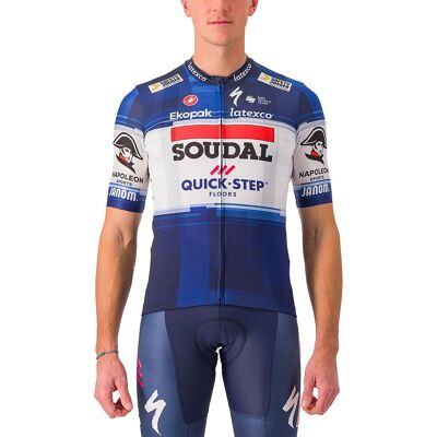 Castelli Maglia Ciclismo Competizione 2 Soudal Quick-Step Dark Blue/White Uomo XXL Castelli Maglia Ciclismo Competizione 2 Soudal Quick-Step Dark Blue/White Uomo XXL