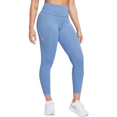 Nike Leggings Running Fast 7 8 Polar Diffused Blue Donna M Nike Leggings Running Fast 7 8 Polar Diffused Blue Donna M