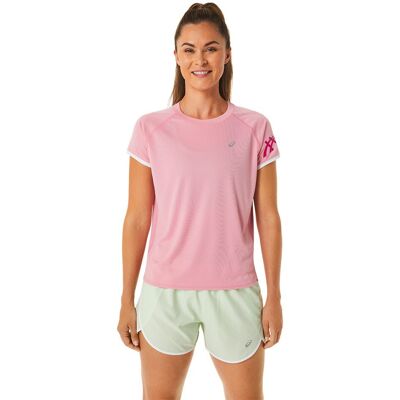 Asics Modello 2012C741 Maglietta Rosa Maniche Corte - Sport Asics Modello 2012C741 Maglietta Rosa Maniche Corte - Sport