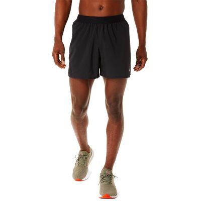 Asics Pantaloncini Running Road 5" Nero Uomo XL Asics Pantaloncini Running Road 5" Nero Uomo XL