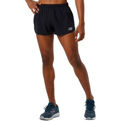 New Balance Pantaloncini Running Impact Run 3 Inch Split Nero Uomo XL New Balance Pantaloncini Running Impact Run 3 Inch Split Nero Uomo XL