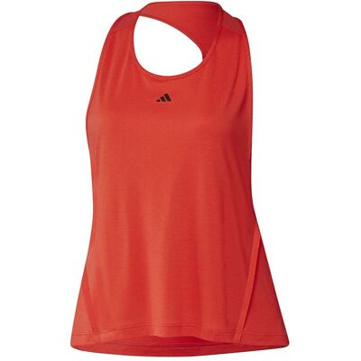 ADIDAS Canotta Palestra Train Power Rosso Nero Donna L ADIDAS Canotta Palestra Train Power Rosso Nero Donna L