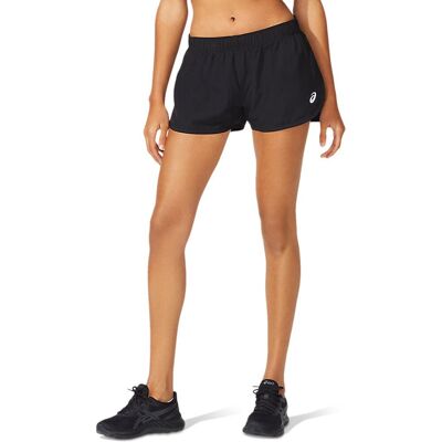Asics Pantaloncini Running Core Split 3" Nero Donna S Asics Pantaloncini Running Core Split 3" Nero Donna S