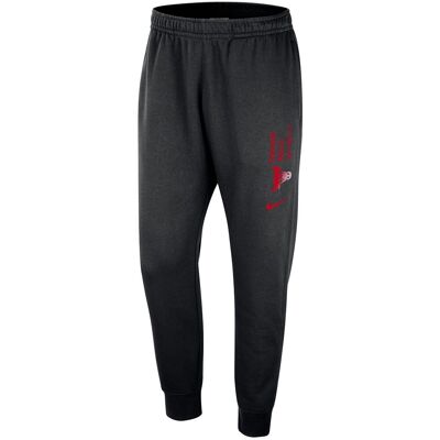 Nike Pantaloni Tuta Nba Chicago Club Nero Uomo L Nike Pantaloni Tuta Nba Chicago Club Nero Uomo L