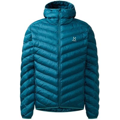Haglofs Haglöfs Giacca Trekking Särna Mimic Hood Deep Teal Uomo M Haglofs Haglöfs Giacca Trekking Särna Mimic Hood Deep Teal Uomo M