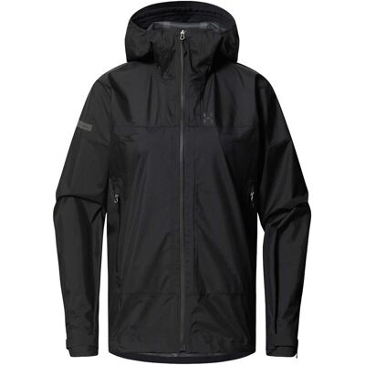 Haglofs Giacca Trekking Lim Airak 2,5 True Nero Donna XS Haglofs Giacca Trekking Lim Airak 2,5 True Nero Donna XS