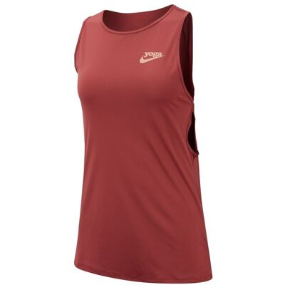 Nike Tank Yoga Bordeaux Donna XS Nike Tank Yoga Bordeaux Donna XS