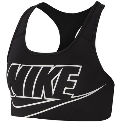 Nike Reggiseno Sportivo Train Logo Nero Donna XS Nike Reggiseno Sportivo Train Logo Nero Donna XS