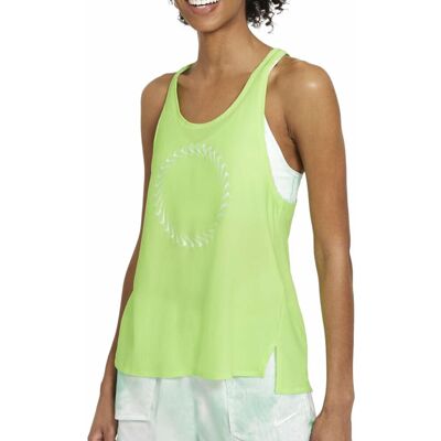 Nike Canotta Running Miler Icon Clash Bianco Donna L Nike Canotta Running Miler Icon Clash Bianco Donna L