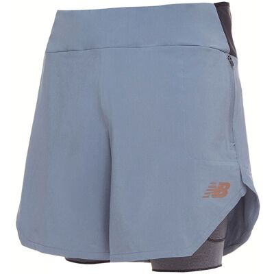 New Balance Short Running Pmv Portable Azzurro Uomo XL New Balance Short Running Pmv Portable Azzurro Uomo XL