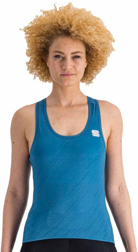 Sportful Top Ciclismo Flare Blu Donna L