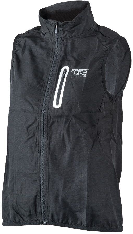 Sportland Gilet Running Marathon Nero Donna M