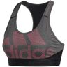 ADIDAS reggiseno sportivo logo train nero donna XS