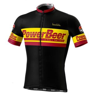 Biciclista Maglia Ciclismo Powerbeer Multicolore Uomo XXL