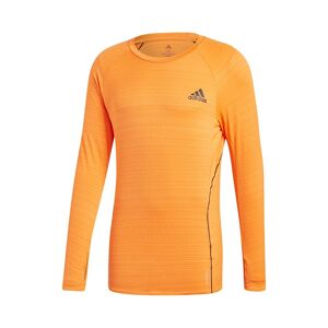 ADIDAS maglia running manica lunga runner arancio uomo XL