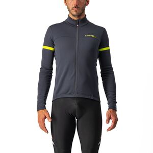 Castelli Maglia Ciclismo Fondo 2 Grigio Giallo Uomo XL