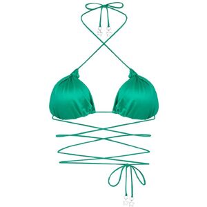 Effek Bikini Triangolo Raso Verde Donna M