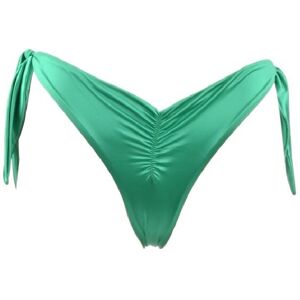 Effek Costume Slip Con Lacci Raso Verde Donna M