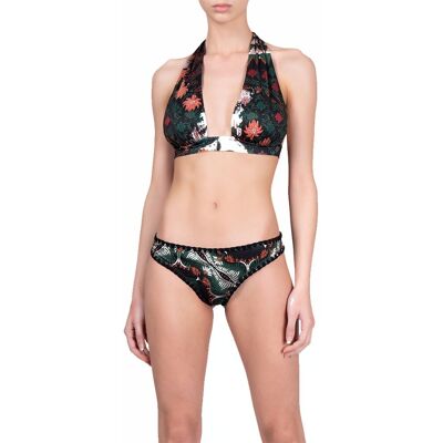 Effek Bikini Triangolo Nero Verde Donna M Effek Bikini Triangolo Nero Verde Donna M