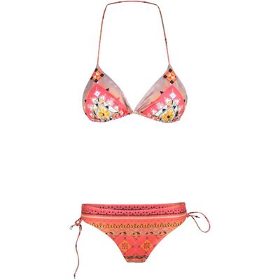 Effek Bikini Con Costume Slip Arancione Donna M Effek Bikini Con Costume Slip Arancione Donna M