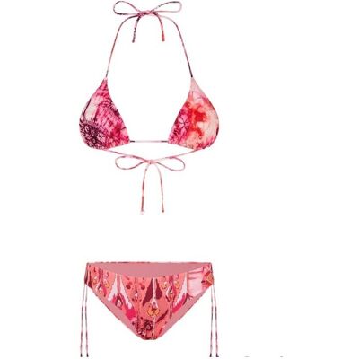 Effek Bikini Con Costume Slip Rosa Donna L Effek Bikini Con Costume Slip Rosa Donna L