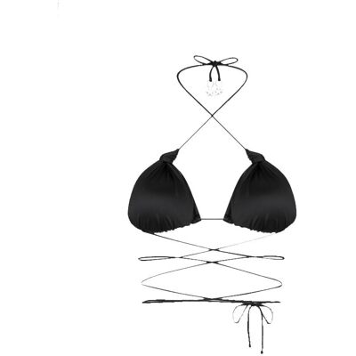 Effek Bikini Triangolo Raso Nero Donna S Effek Bikini Triangolo Raso Nero Donna S