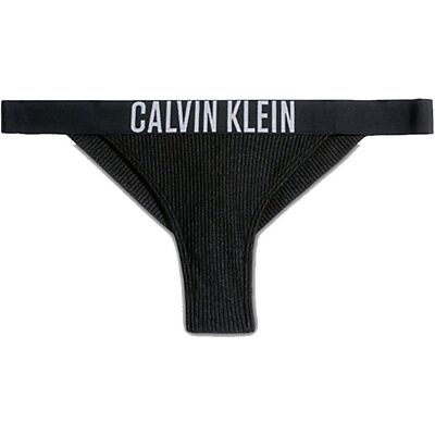 Calvin Costume Slip Brasil Logo Parlato Nero Donna XS Calvin Costume Slip Brasil Logo Parlato Nero Donna XS