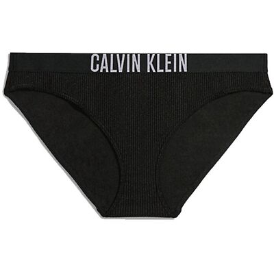 Calvin Costume Slip Logo Parlato Nero Donna S Calvin Costume Slip Logo Parlato Nero Donna S