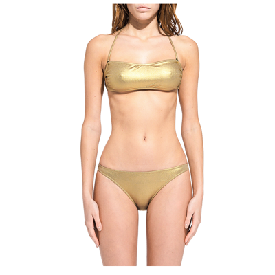 Sundek Bikini Donna Fascia Lurex Oro 38 Sundek Bikini Donna Fascia Lurex Oro 38