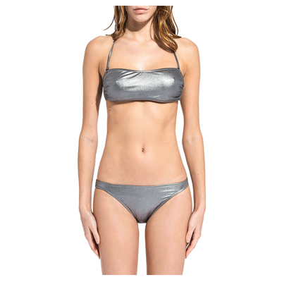 Sundek Bikini Donna Fascia Lurex Argento 38 Sundek Bikini Donna Fascia Lurex Argento 38