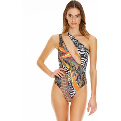 4Giveness Costume Intero Fantasia Amazonia Multi Donna L 4Giveness Costume Intero Fantasia Amazonia Multi Donna L
