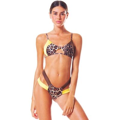 4Giveness Bikini Animalieu Buco Marrone Donna L 4Giveness Bikini Animalieu Buco Marrone Donna L