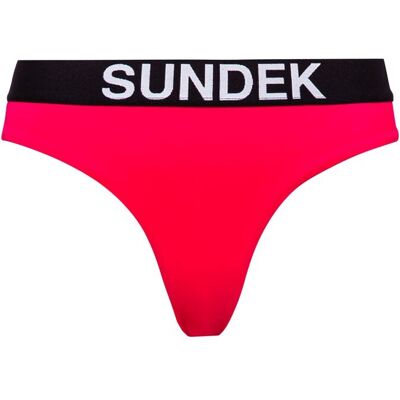 Sundek Costume Slip Logo Fucsia Donna XS Sundek Costume Slip Logo Fucsia Donna XS