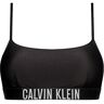 Calvin Bralette Elastico Parlato Nero Donna S